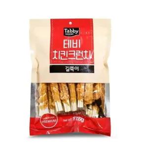 간식 장난감 강아지 치킨 크런치 길쭉이 175g 애완동물 (WFJ4PFI)