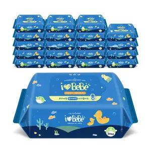 퓨어마린 휴대리필형 30매 20팩 비데 아기물티슈 434648