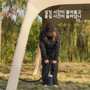 팽창식 캠핑 텐트 설치가 간편 사계절 사용 가능 4-6인용 야외 스타일 돔 2000+