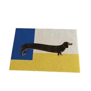 닥스훈트 강아지 러그 방수 카펫 발매트 화장실