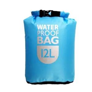 방수가방 바닷가 개울가 드라이백 12L 블루 (WFJPVMT)