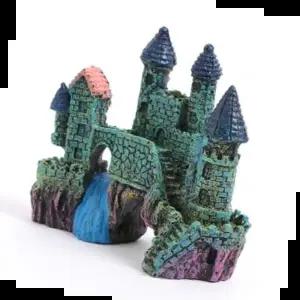 수조장식 워터월드 수족관 성벽 장식 어항꾸미기