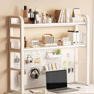 책상위 타공판 책장 정리 데스크 선반 기숙사 중학생 철제 스탠드