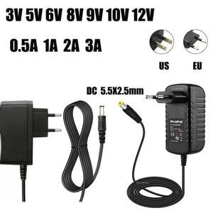 AC 110-240V  DC 3V 5V 6V 8V 9V 10V 12V 0.5A 1A 2A 3A LED 조명 스트립 CCTV 용 범용 전원 어댑터 공급