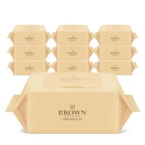 브라운 물티슈 오리지널 아기 물티슈 82매 캡형 10팩 고평량