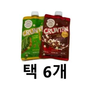 크런틴 크런치볼 단백질쉐이크 50g 4종 택6개 초코 말차 콘플레이키 오곡그래놀라