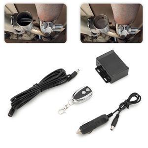 12V 전자 원격 제어 스위치  전기 배기 컷 아웃 키트 용 상자 자동차 수정 액세서리