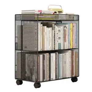 이동식 책꽂이 선반 책수납 북카트 책장 철제 북트롤리