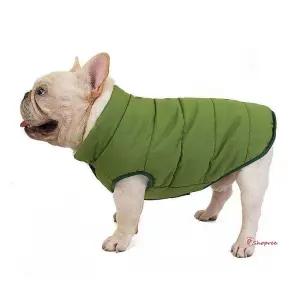 겨울내내 패딩조끼 그린 강아지겨울옷 XXL 애견옷cde153