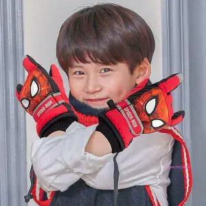 초소형더맨 쿨링 캐릭터 유아 스키 장갑 초등학생 겨울용품 아동 방한nop993