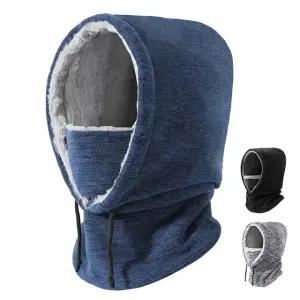 따뜻한 기모 바라클라바 후드 넥워머