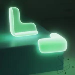 야광 모서리 코너 보호대 10개입 아기안전 투명 코너가드