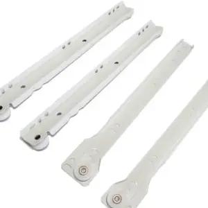 서랍 슬라이딩 철레일 백색 400mm 1쌍 교체용 심플 서랍레일 (WFJ6CTT)