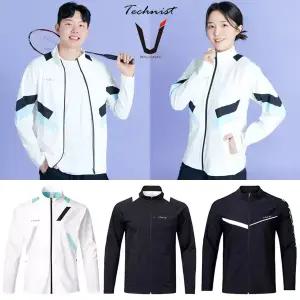 테크니스트 배드민턴 긴팔 상의 남성 여성 트레이닝 스포츠 집업 자켓 TCNSTTJ01