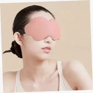 젤 아이마스크 핑크 모양 눈가 쿨링 마사지 안대 숙면 휴식 여행 기내 암막 차단