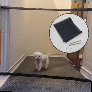 울타리 강아지 투명 그물 대형 아기울타리 아기안전문