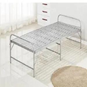 스텐 싱글 프레임 사무실 침대 스테인레스 철제