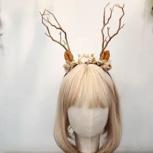 크리스마스 파티 소품 루돌프 뿔 머리띠 선물 장식용 헤어밴드 (WFK7UK8)