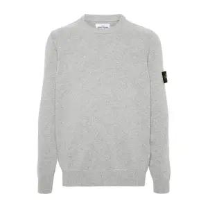 [스톤아일랜드][명품] 스톤 아일랜드 스톤아일랜드 램스울 스웨터 그레이 8115508A3