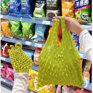 요술 늘어나는 가방 에코백 장바구니 시장가방 접이식 (WFJ79OF)