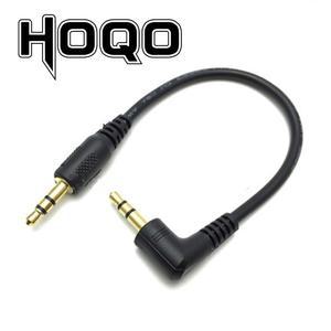 rgbtohdmi MP3 차량용 전화 스피커용 초단 Aux 케이블 수 금도금 90 도 각도 오디오 3 5mm 15cm