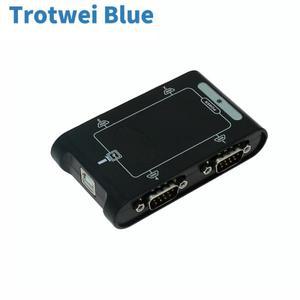 USB 2.0-4포트 RS232 직렬 DB9 COM 컨버터 어댑터 허브 RS 수