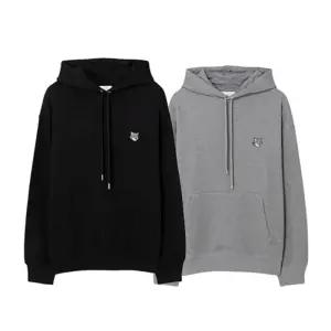 메종키츠네 그레이폭스 후드티 남여공용 후드 티셔츠