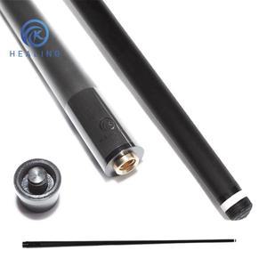 맞춤형 샤프트 100% 카본 파이버 저굴곡 블랙 테크놀로지 폼 프로 테이퍼 콘형 OEM 당구 큐