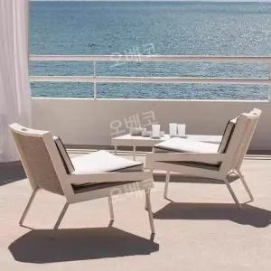 라탄소파 수영장쇼파 리조트 호텔 정원 등나무 인테리어 방수 야외