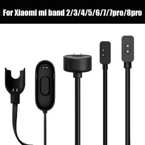 호환 Xiaomi Mi Band 7 6 5 용 마그네틱 충전기 MiBand 4 3 2 MiBand 7 Pro 코드 충전기 독 USB 와이어 휴