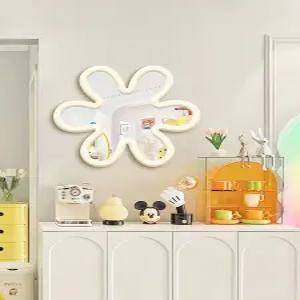 플라워벽걸이 거울 인테리어거울 북유럽 선플라워 앤틱