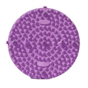 최고급 원형 발가락 마그네틱 조깅 지압 매트 패드 실내 발 마사지 특대 54cm