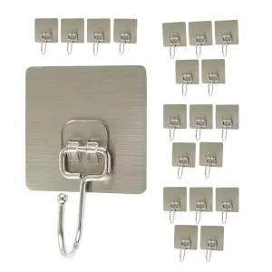 초강력 세련 메탈 후크 10P 타공없이 붙이는 찰떡후크 후크고리 걸이