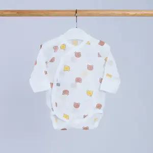 [달퐁]큐비앤맘 베어리 메쉬 배냇 바디슈트 신생아 아기바디수트