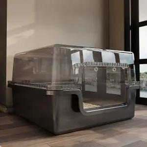 밀폐형 대형고양이 화장실 점보 냄새방지 특대형