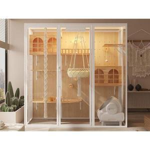 고양이 케 캣타워 시살 중형 캣케 DIY 가정용 화이트컬러