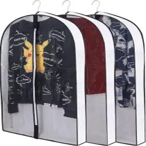 옷 걸이용 윈퐁 40인치 의류 가방 옷장 보관용 4인치 가셋이 포함된 클리어 프루프 수트 커버 코트 스웨터