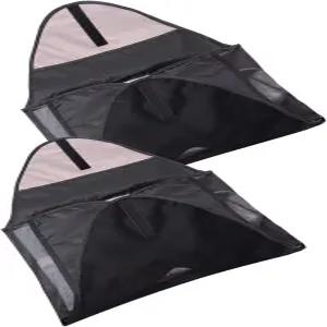 여행용 의류정리함 의류 가방 수하물 악세사리 블랙용 Shonpy 2pcs 포장 폴더