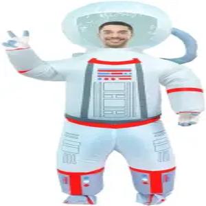 MXoSUM 우주비행사 의상 풍선 블로우업 우주복 할로윈 코스프레 멋진 원피스