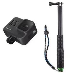 고프로 히어로 8 호환 액션캠 모노포드 셀카봉 핸들러 스틱 폴 W4CE7D0