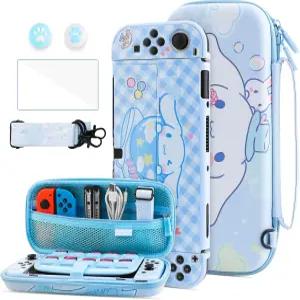 닌텐도 스위치 OLED용 하이퍼케이스 블루독 휴대용 케이스 OLED 콘솔 보관용 귀여운 여행용 악세사리 가방