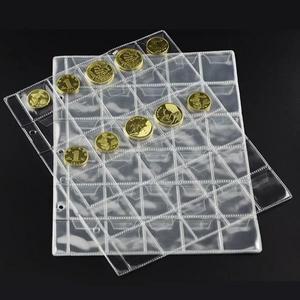 20/30/42 포켓 동전 컬렉션 앨범 머니 케이스 클래식 코인 홀더 시트 보관
