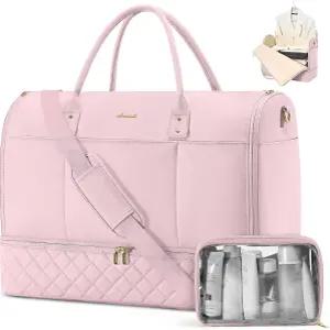 여행용 LOVEVBOOK 컨버터블 의류 더플백 화장실 가방 포함 기내 반입 신발 수납 공간 여성 남성 주말