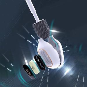 라포식  아로마 테라피 화장실 브러시 가정용 죽은 코너  벽 마운트 실리콘 갭 청소  욕실 시설