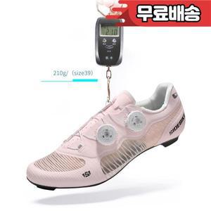 SIDEBIKE 카본 사이클링 슈즈 여성용 신발 솔 14단계 경도 SD-017 핑크 전용