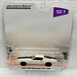 포드 머스탱 자동차 모델 다이캐스트 합금 정적 디스플레이 클래식 차량 성인 컬렉션 장난감 그린라이트 1:
