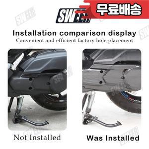 야마하 NMAX155 V3 2025 오토바이용 좌측 엔진 흡기 가드에  변속기 카본 파이버 커버