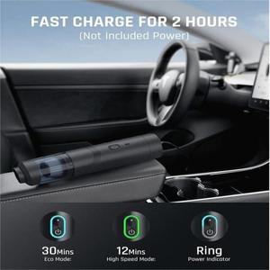 Fanttik 슬림 V8 메이트/V8 에이펙스 휴대용 무선 차량용 청소기 13000Pa/30AW 로버스트클린 미니 유연한