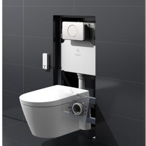 라포식 온열 시트 야간 조명 동작 감지  물탱크 벽걸이형 스마트 비데 기능 변기