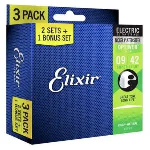 일렉스트링 Kmt121 3팩 Super-Light 009-042 일렉기타스트링 (WFK9LYW)